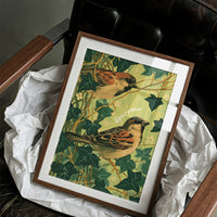 Sparrows in the Ivy Vines