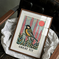 Great Tit and Fireweed Sun