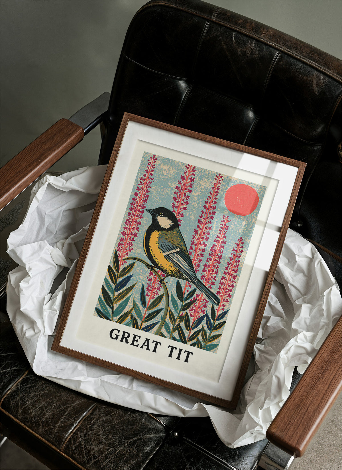 Great Tit and Fireweed Sun