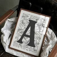 Botanical Letter A Monogram
