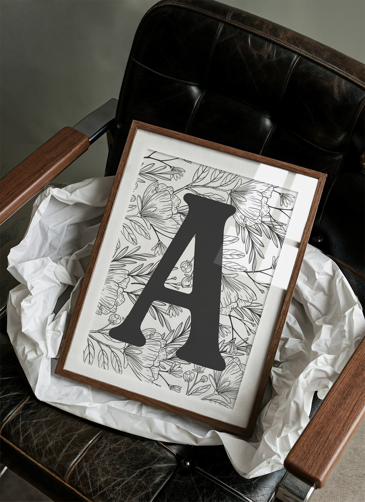 Botanical Letter A Monogram