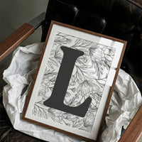 Botanical Letter L Monogram