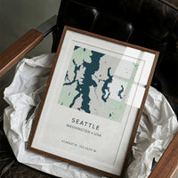 Seattle City Map Print