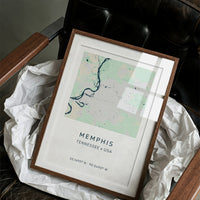 Memphis City Map Print