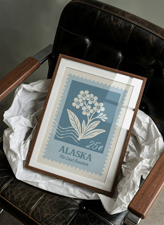 Alaska Forget-Me-Not Postage Stamp