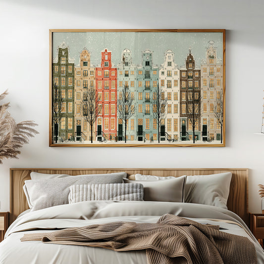 Amsterdam Gables in Snow