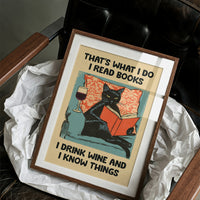 Well-Read, Well-Poured, Well-Informed Cat