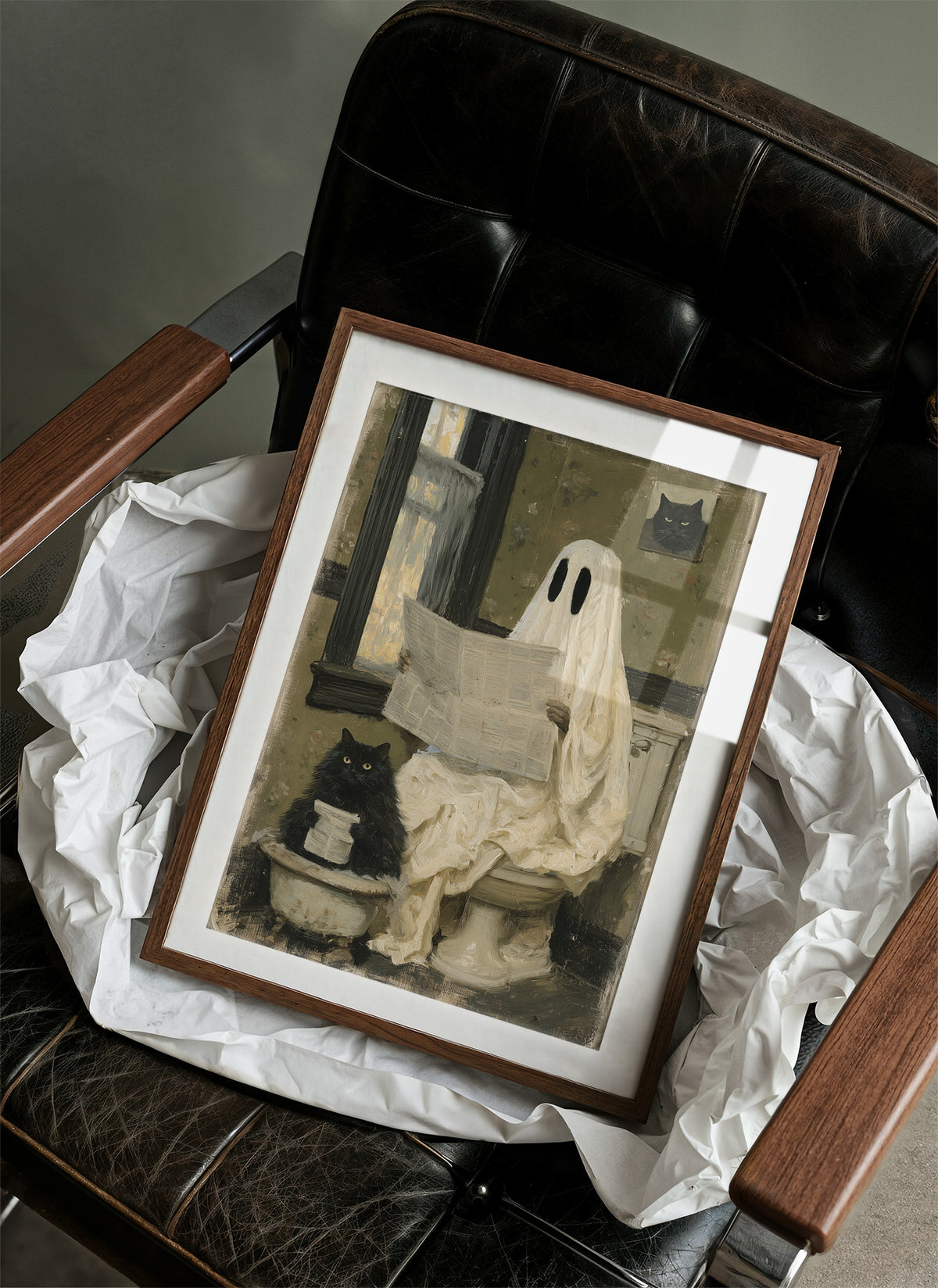 Boo's Morning Paper Routine