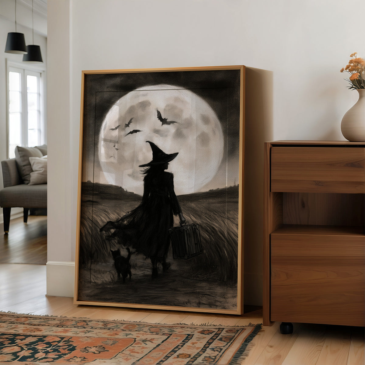 Checking Out at the Full Moon