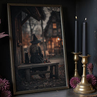 Twilight Cottage And Feline Companion