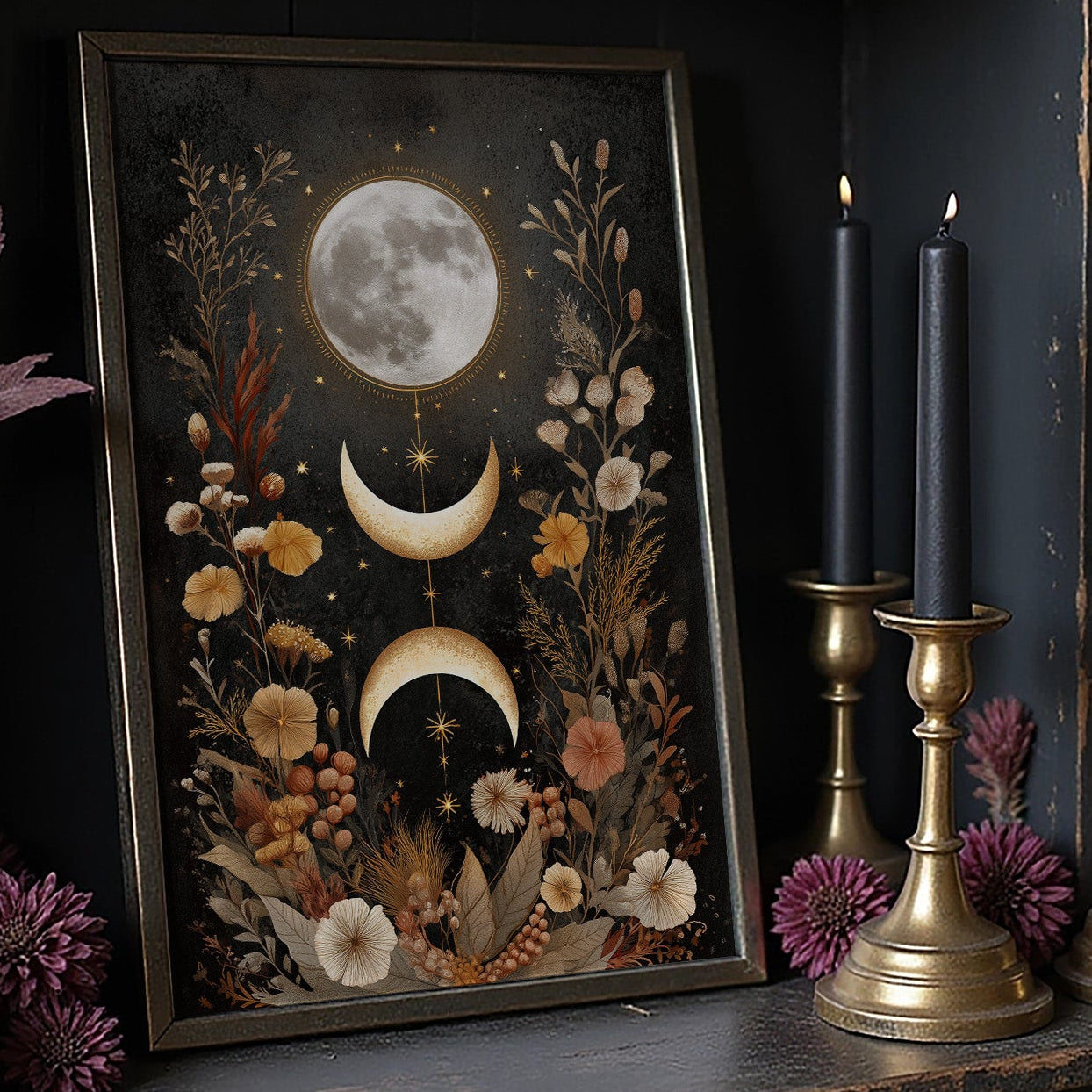 Lunar Garden Between Cosmic Tides