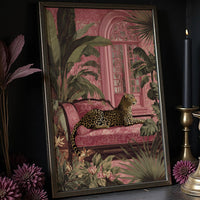 Jungle Royalty On Rose Velvet