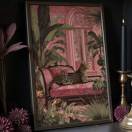 Jungle Royalty On Rose Velvet