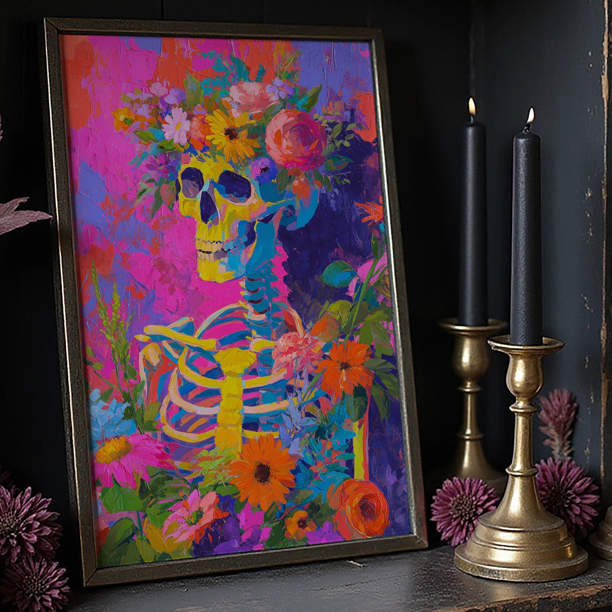 Vibrant Bones Bloom With Life