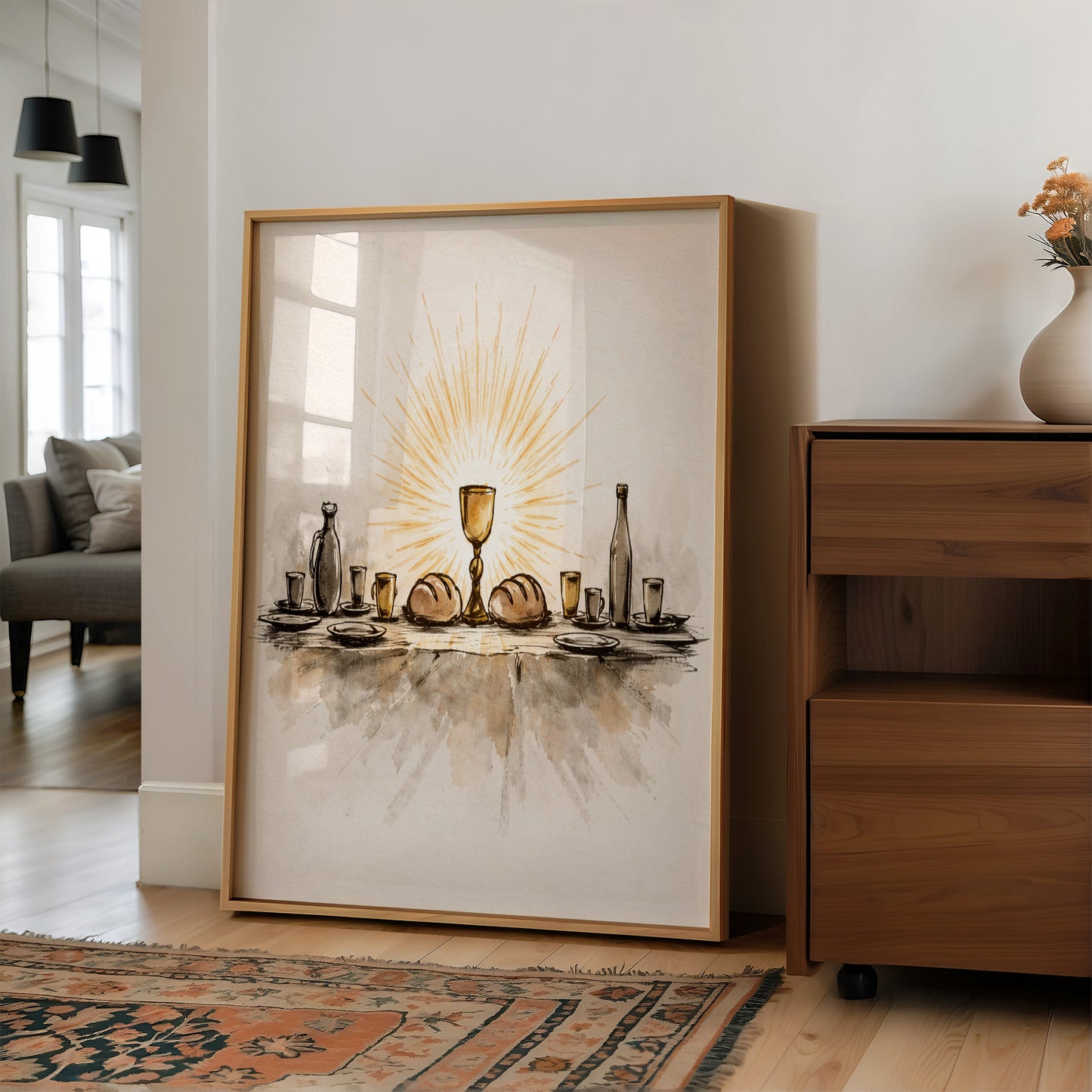 Sacred Communion: Radiance of Breaking Bread