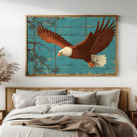 Wings Over Weathered Wood