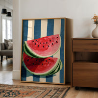 Sweet Slices in Blue Stripes