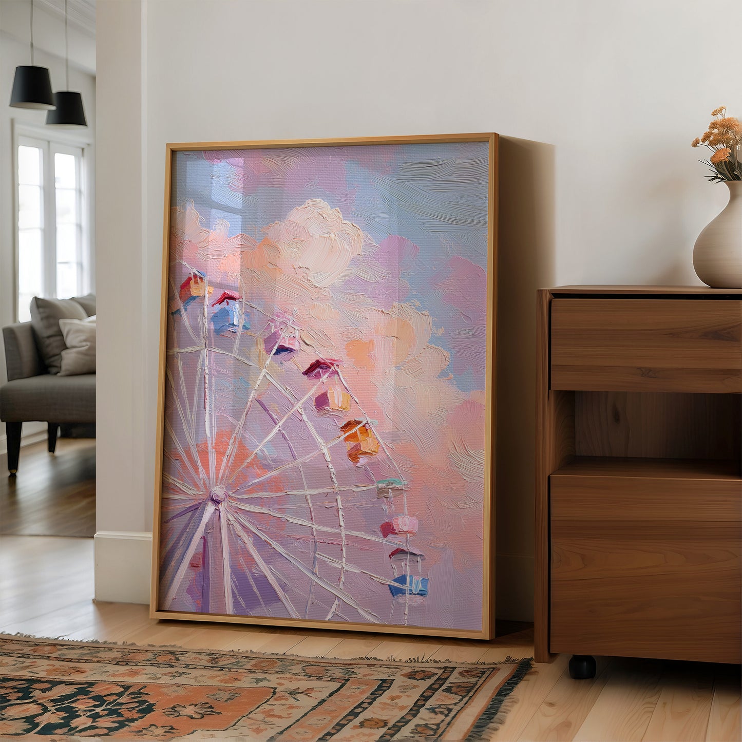 Pastel Skies and Ferris Dreams