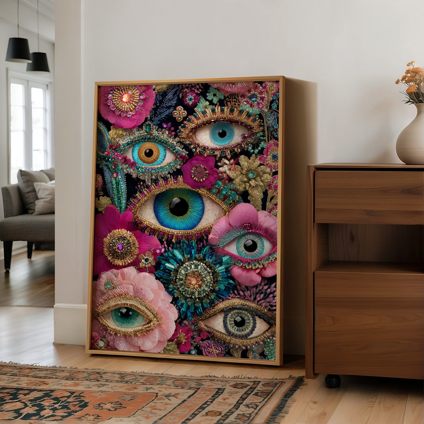 Gilded Eyes in Bloom