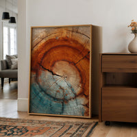 Rings of Time in Ember and Teal