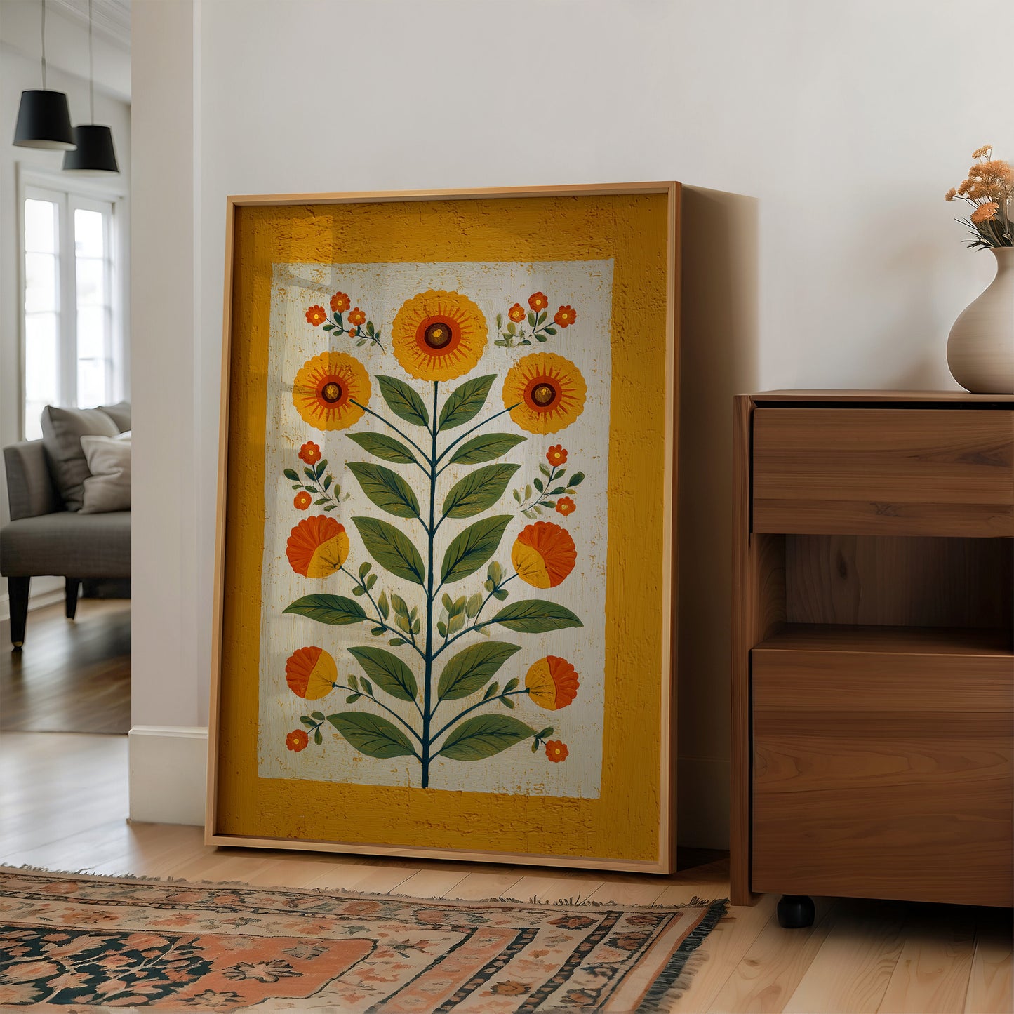 Golden Garden in Bloom