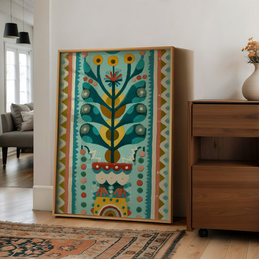 Bloom in Turquoise Light