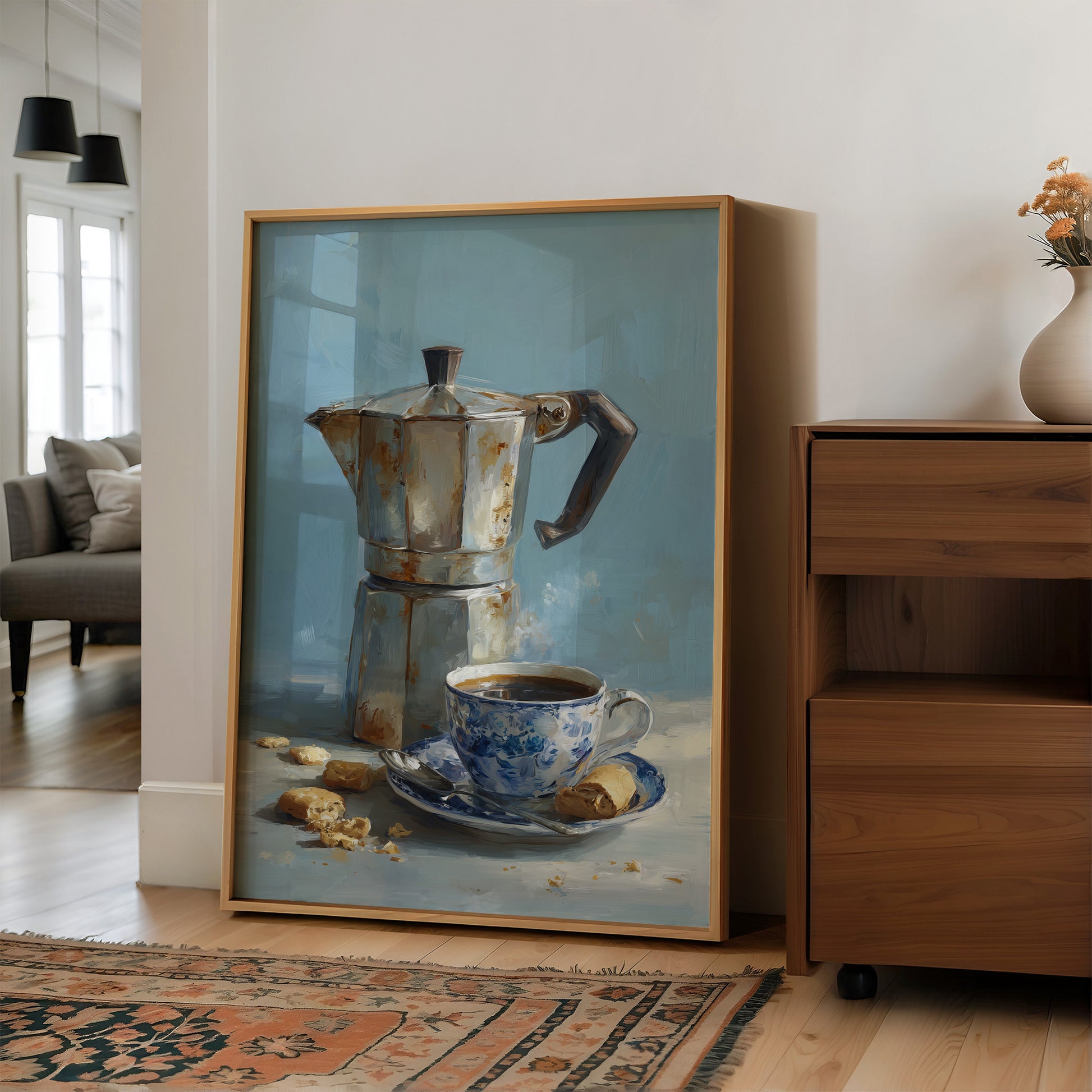 Morning Brew in Blue