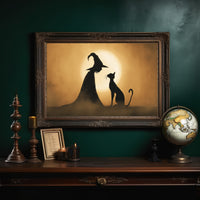 Moonlit Whisper with a Familiar
