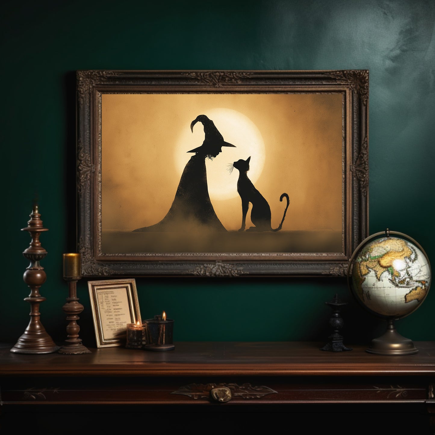 Moonlit Whisper with a Familiar
