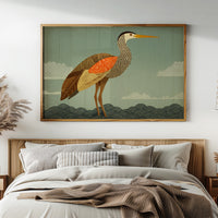 Stillness of the Painted Heron
