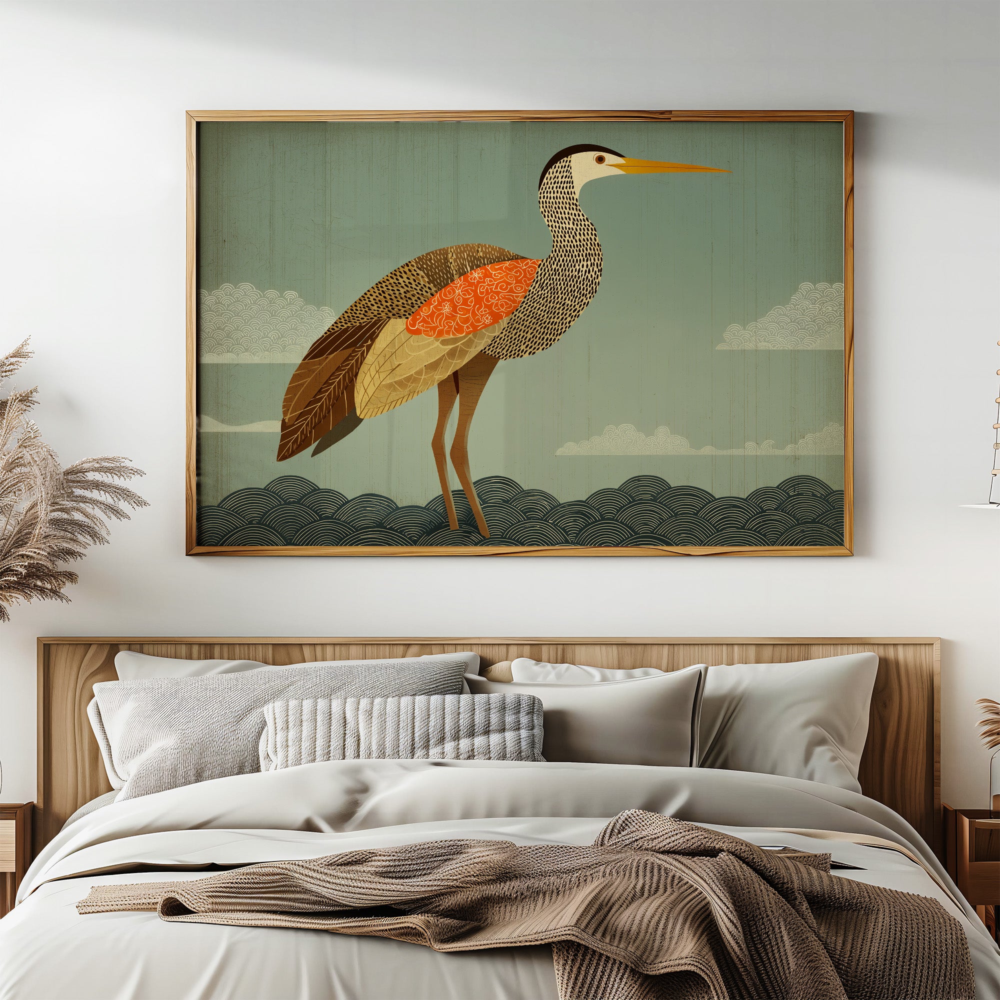 Stillness of the Painted Heron