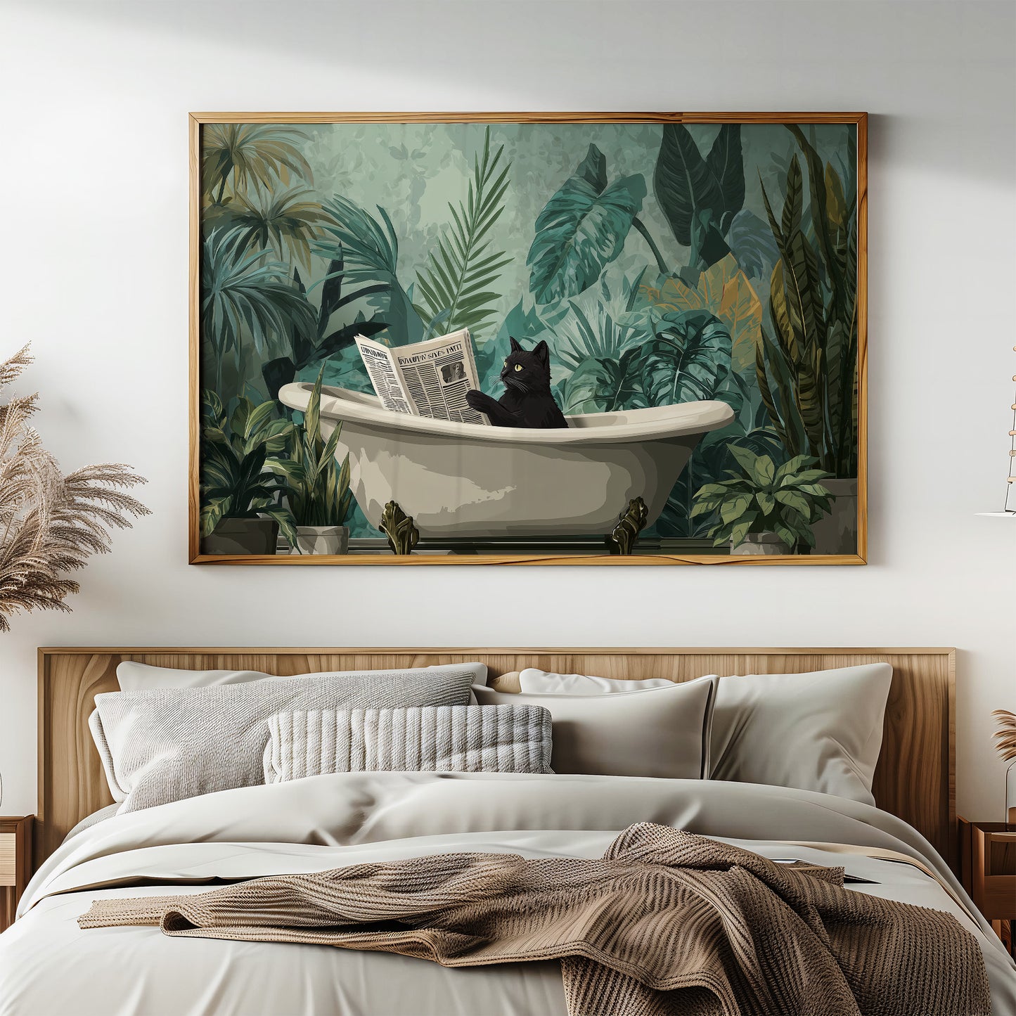 Morning News in the Jungle Bath