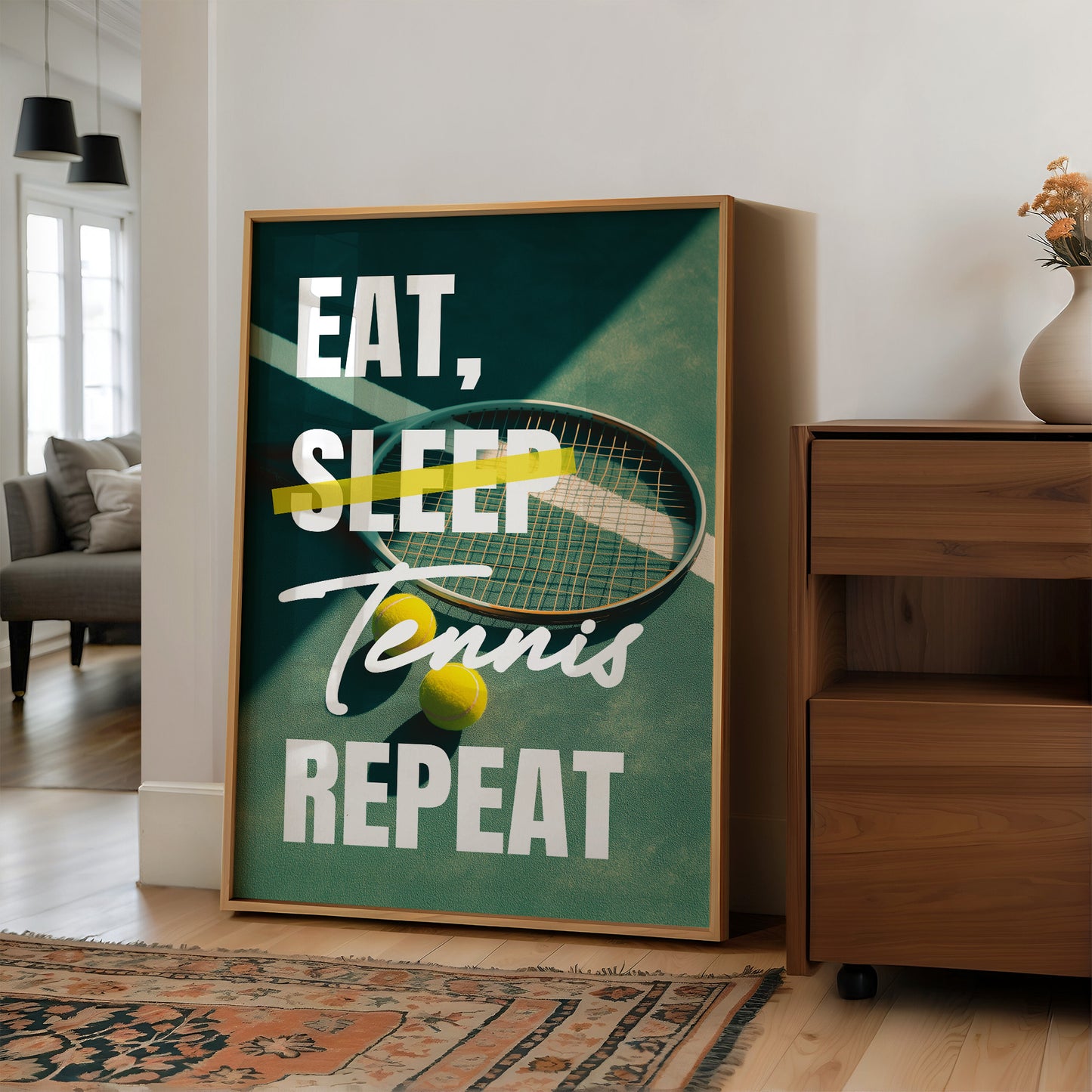Eat Sleep Tennis Repeat