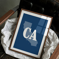 California CA State Silhouette