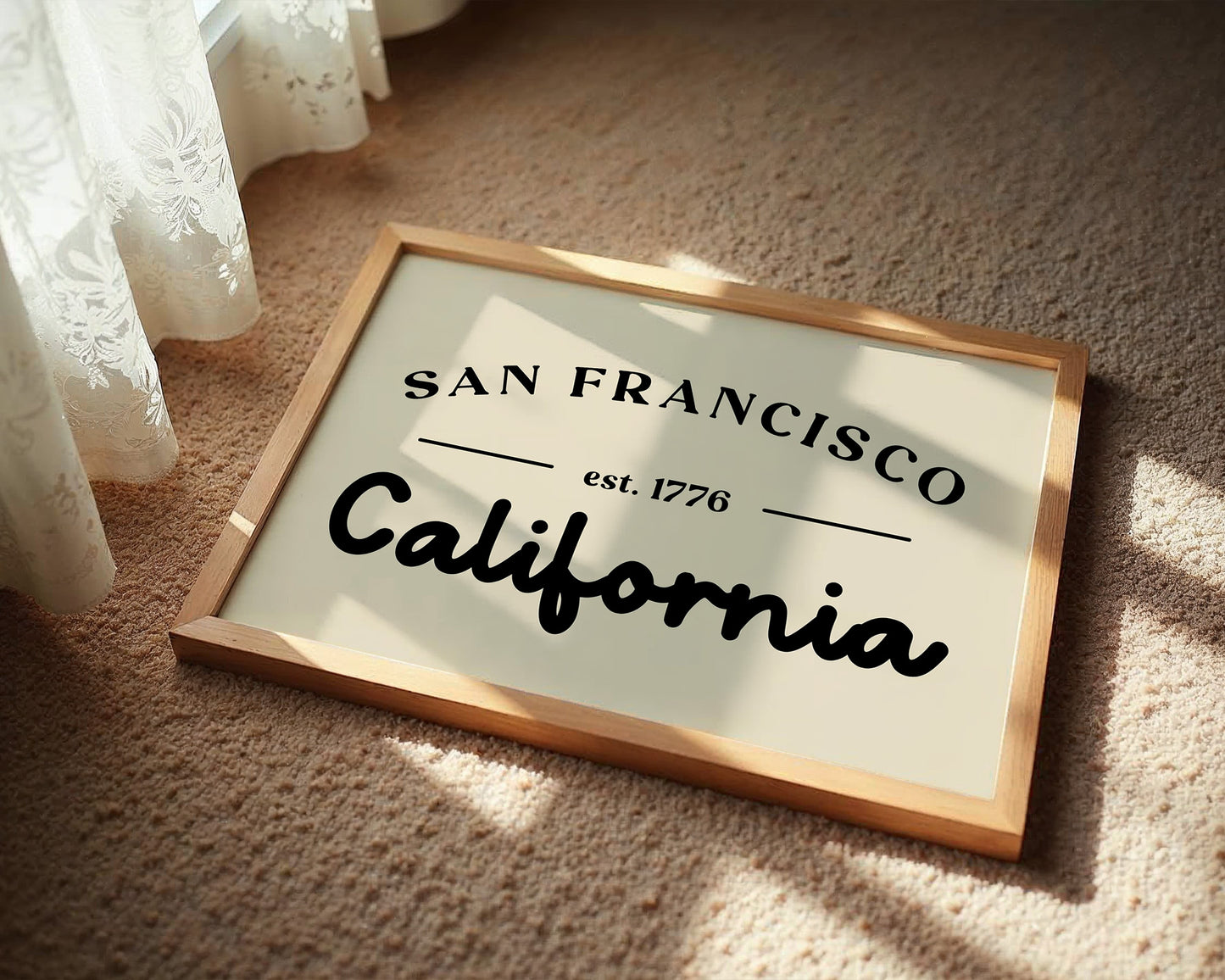 San Francisco California Est 1776