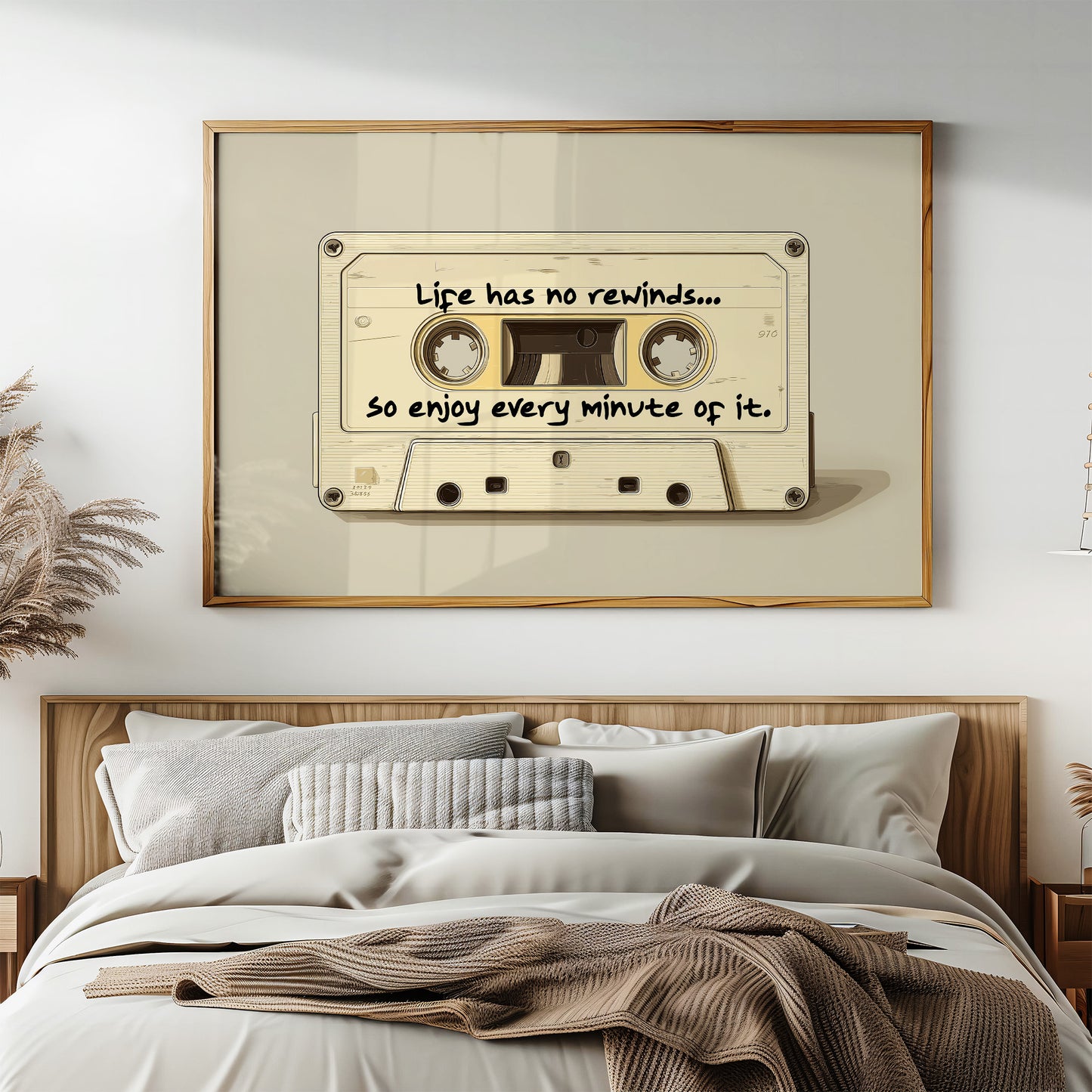Life Has No Rewinds Retro Cassette