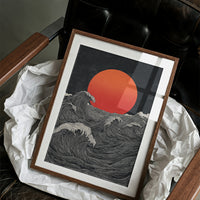 Crimson Sun Over Tides