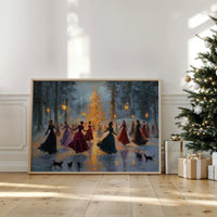 Lantern Waltz in Winter Woods