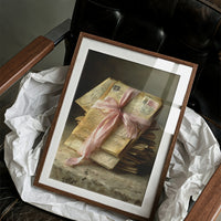 Letters Tied In Blush