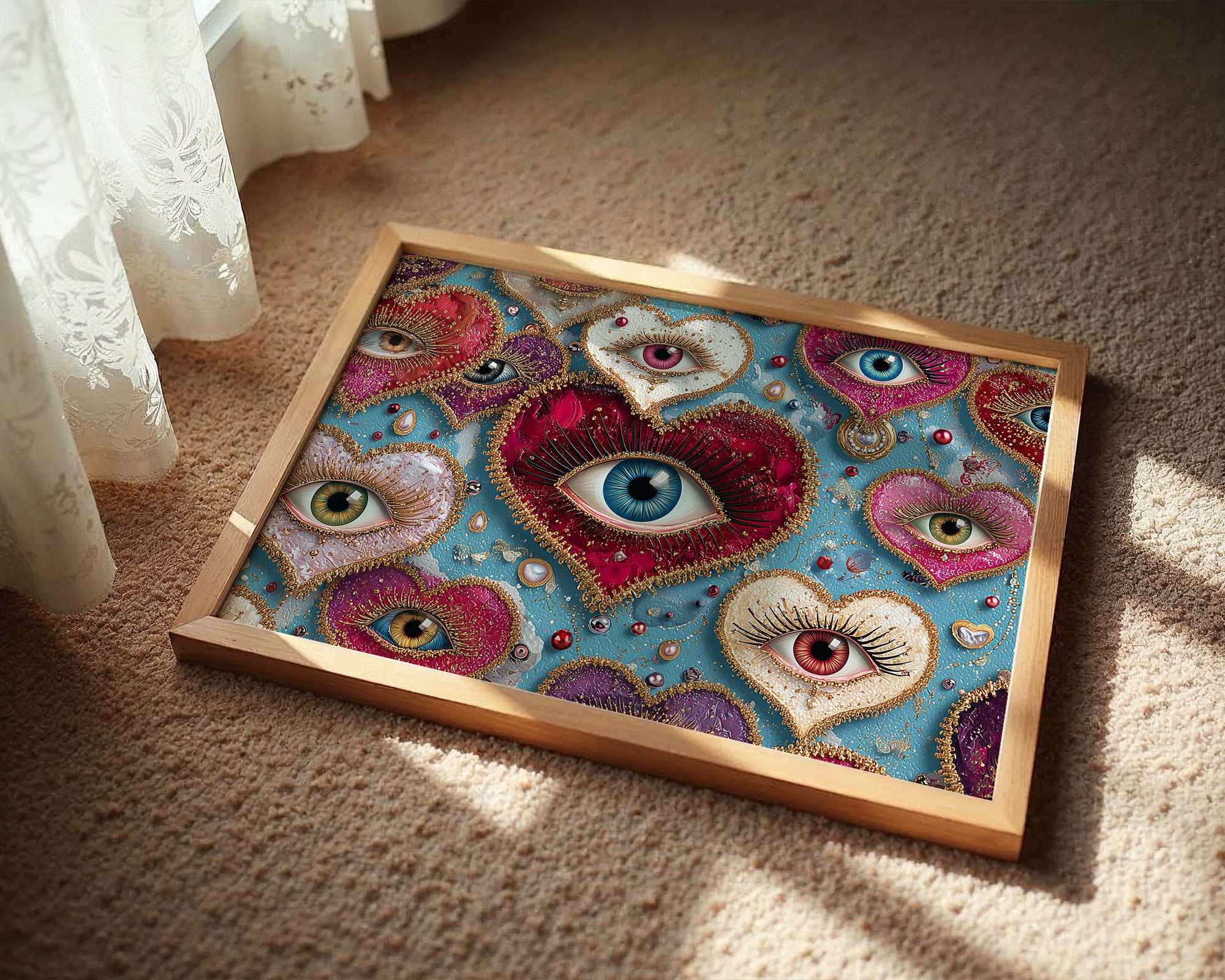 All Eyes in Velvet Hearts