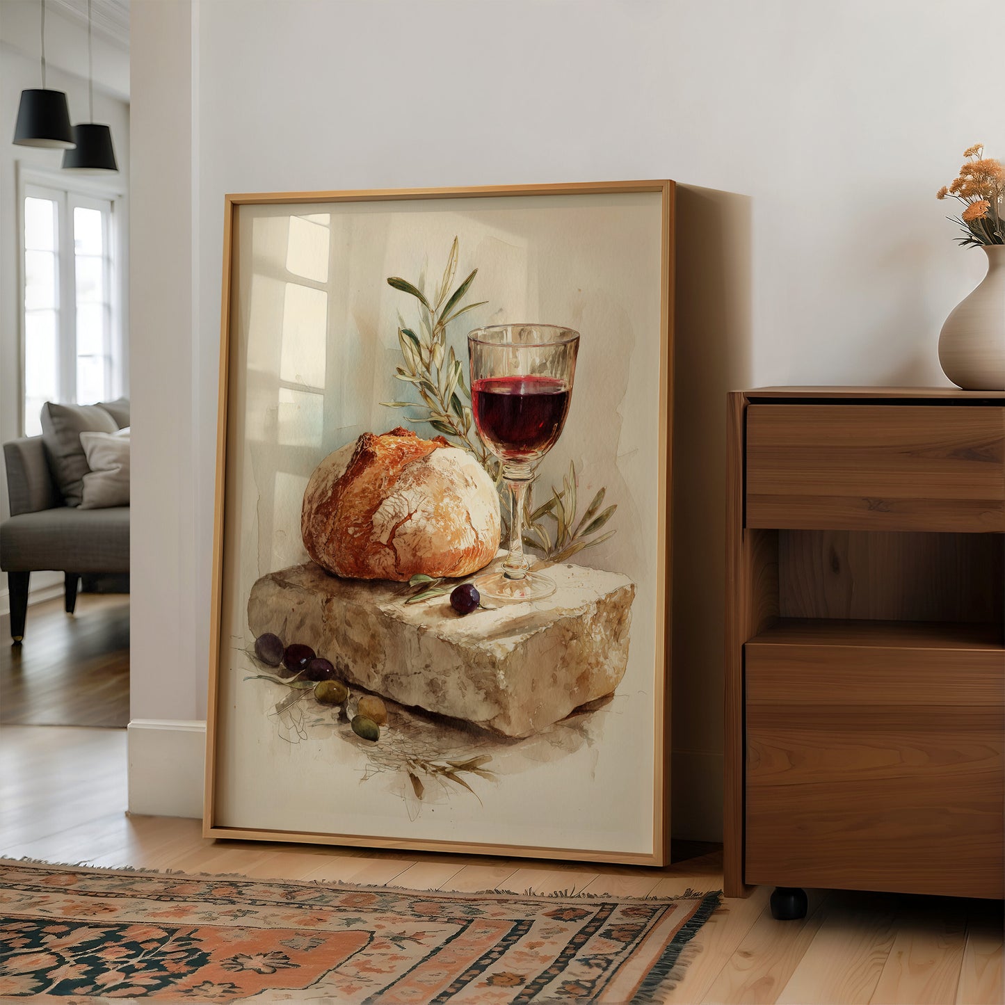 Bread Wine And Olive Light