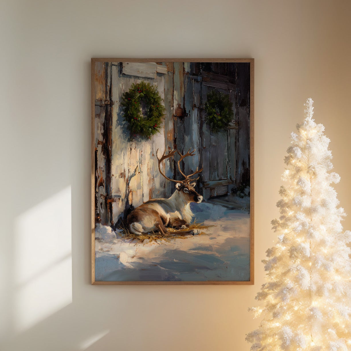 Winter Watch Beneath Wreaths