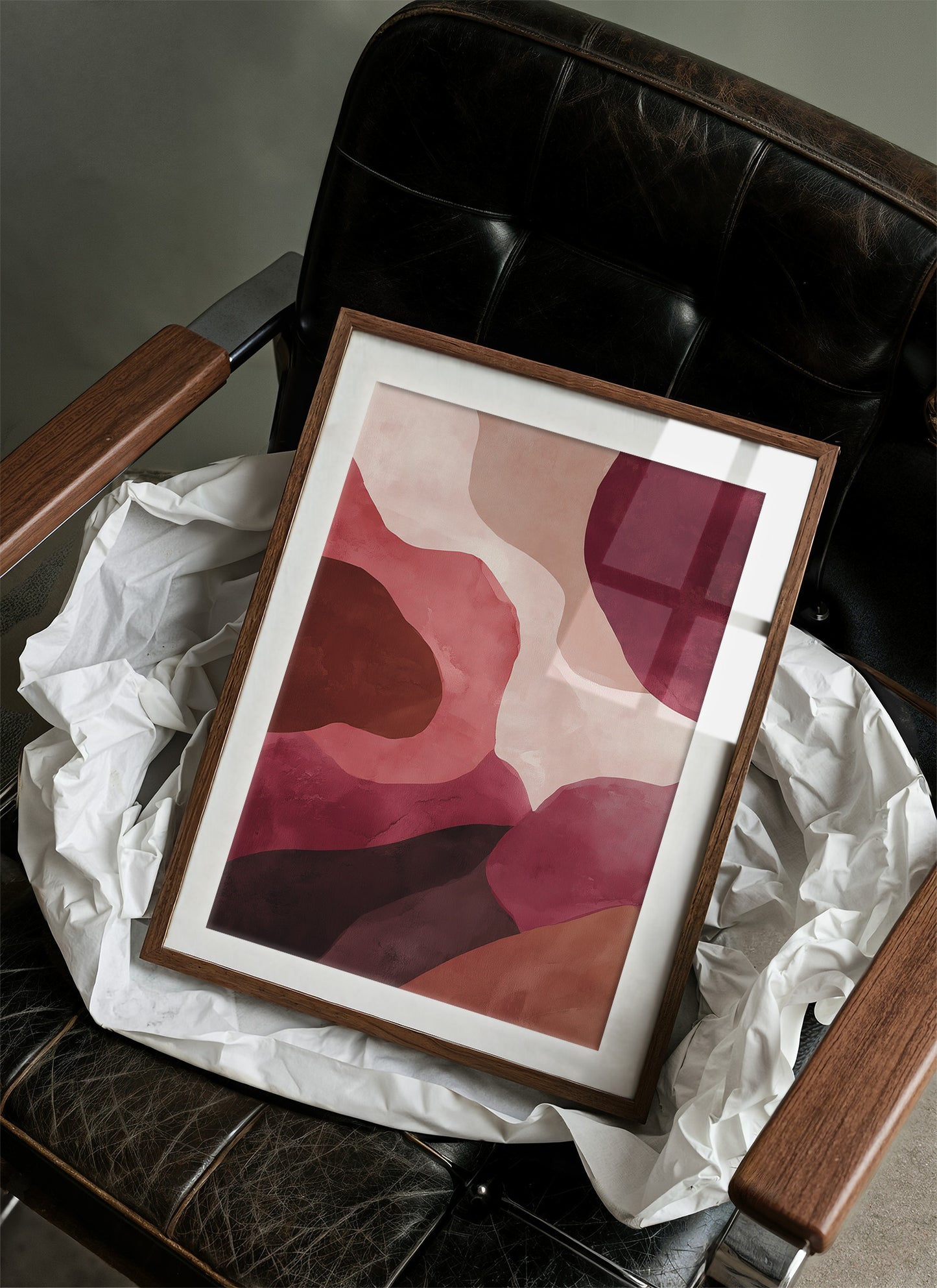 Crimson Currents In Stillness