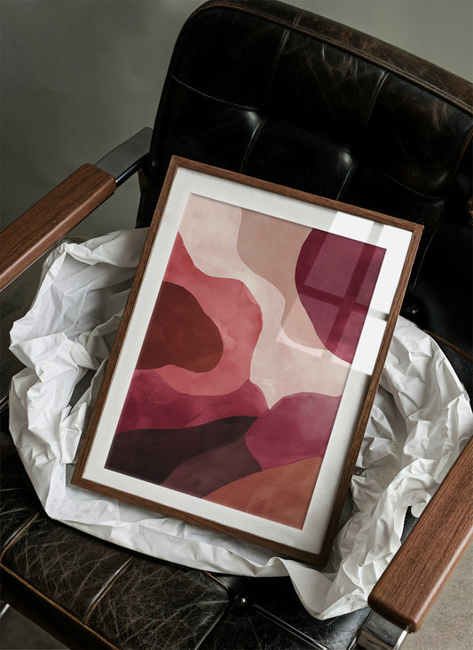 Crimson Currents In Stillness
