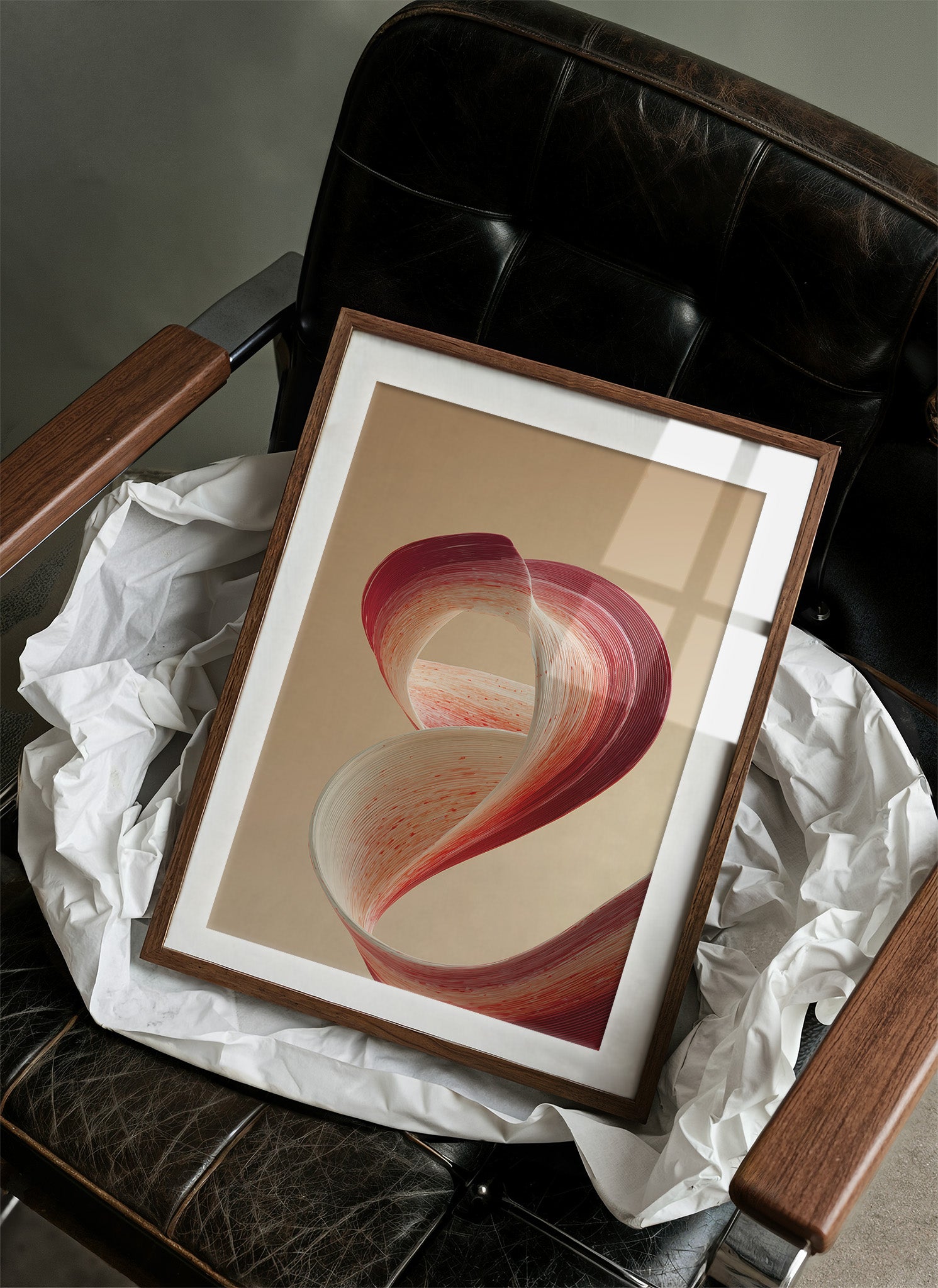 Crimson Loop In Warm Air