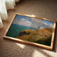 Seaside Reverie on Golden Cliffs