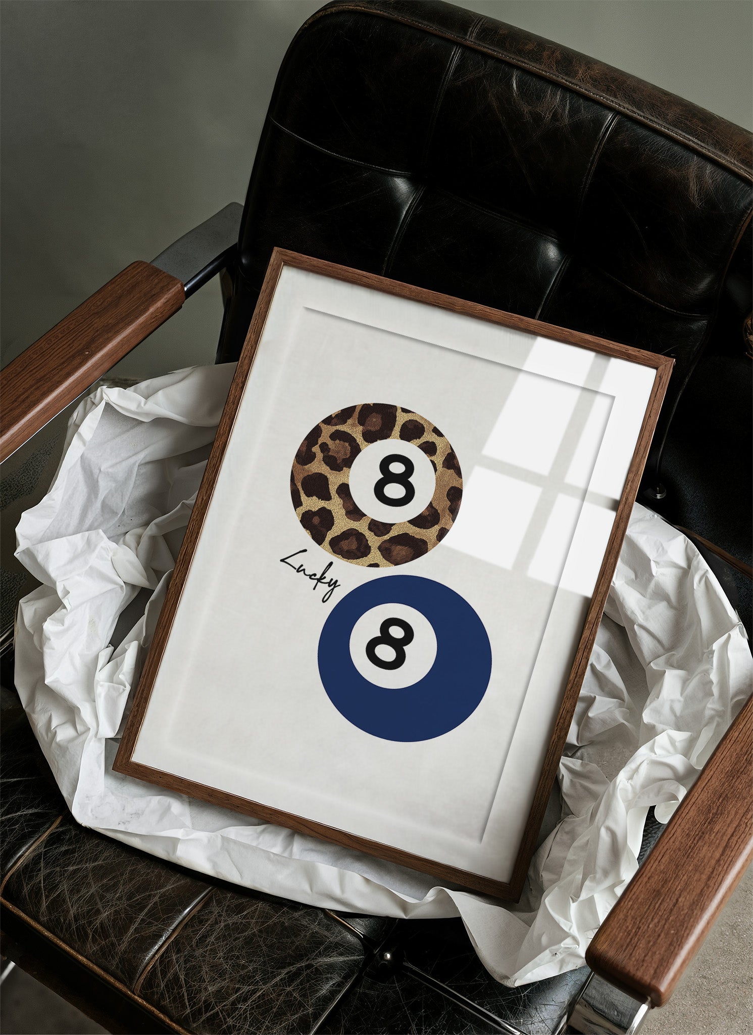 Lucky Eight in Leopard