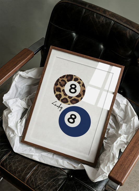 Lucky Eight in Leopard