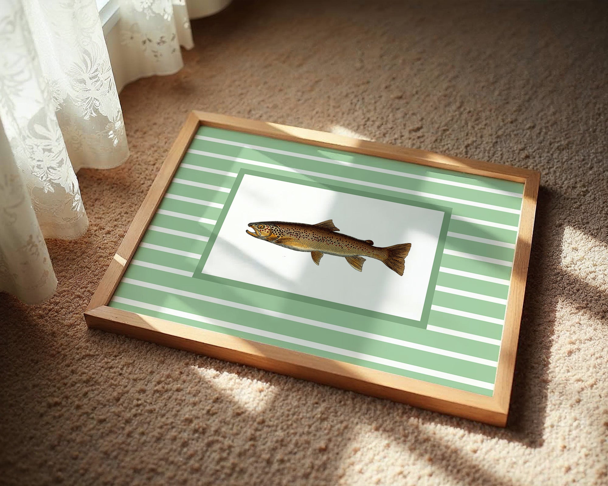 Striped Waters Quiet Catch