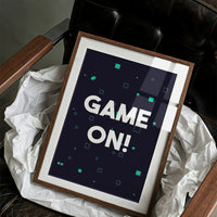 Game On Neon Gamer Art